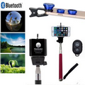 iBank(R)Selfie Stick + Fisheye Wide Angle Camera Lens